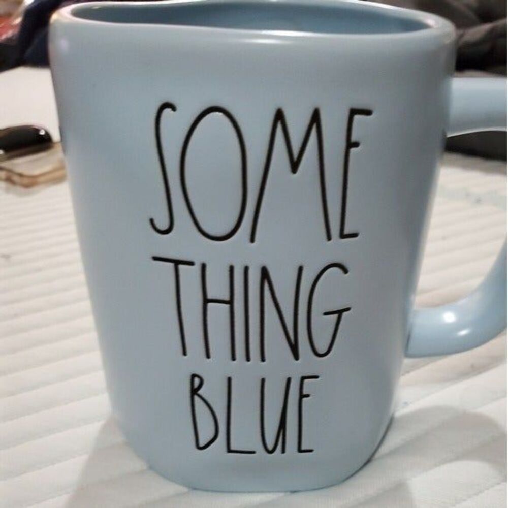 Rae Dunn SOMETHING BLUE Mug | NWT | Bridal Gift | Wedding | Coffee Tea Cup